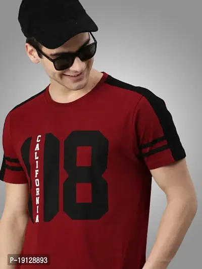 Reliable Cotton Blend Printed Tshirt For Men