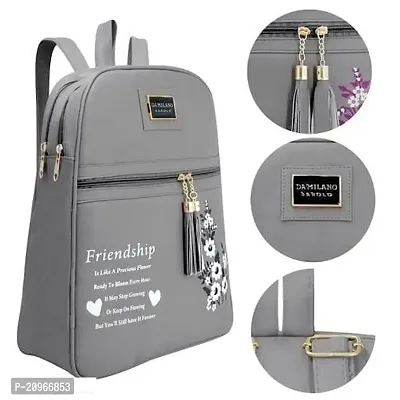 Classy Printed Backpacks for Women-thumb0