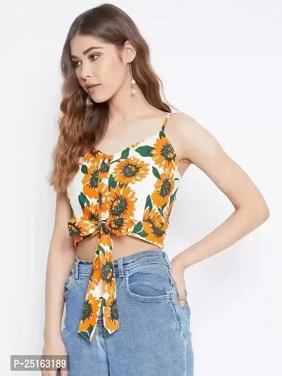 Elegant Multicoloured Polyester Top For Women-thumb3