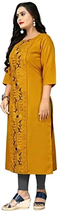 S9U Designer Embroidery Work Cotton Blend Kurti  Kurta-thumb2