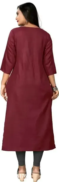 S9U Designer Embroidery Work Cotton Blend Kurti  Kurta-thumb3