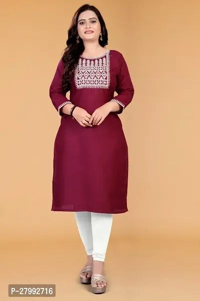 Fancy Cotton Blend Kurtas For Women