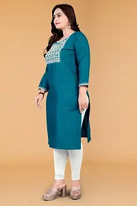 Fancy Cotton Blend Kurtas For Women-thumb1