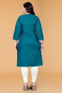 Fancy Cotton Blend Kurtas For Women-thumb2