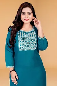 Fancy Cotton Blend Kurtas For Women-thumb3