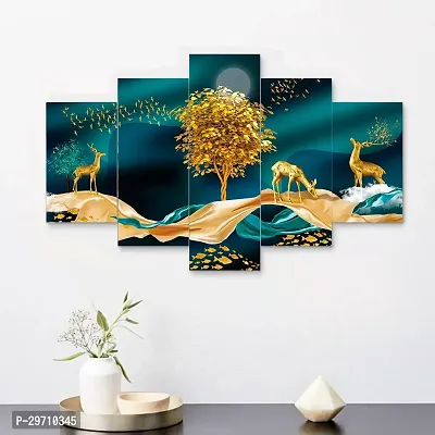 Designer Framed Wall Painting For Home Decoration Set Of 5-thumb4