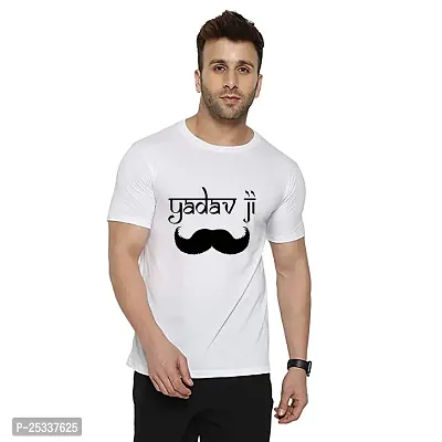 Classic Polyester Printed T-Shirt For Men-thumb0