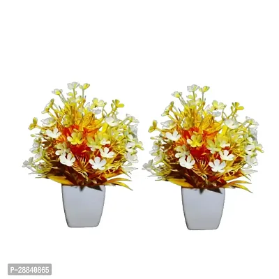 Artificial Plastic Small Indoor Natural Quality Plant -Pack of 2-thumb0