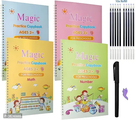 Large Size Kids Handwriting English Magic Practice Copybook Reusable Calligraphy Practice Book For Preschool Kids-thumb2