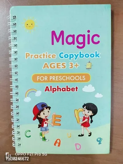 Reusable Book Sets Kids Children Print Hand Writing Books Calligraphy Tracing Magic Practice Copybooks Set With Pen-thumb2