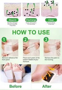 60 - Impurity Removal Feet Body Care Cleansing Adhesive Bamboo Detox Foot Patch-thumb4