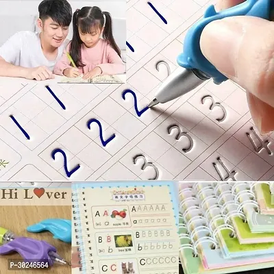 4Pcs/Set Magic Practice Copybook With English Language Printing Calligraphy Word Book Best Gift For Child-thumb0