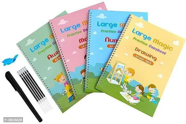 Large Size Magic Practice Copybook Pen Control Training Book For Kids