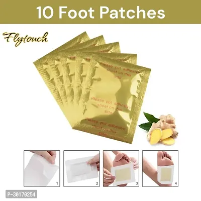 10 - Impurity Removal Feet Body Care Cleansing Adhesive Bamboo Detox Foot Patch-thumb0