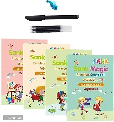 Reusable Handwriting Practice Magic Writing Book For Kids-thumb0