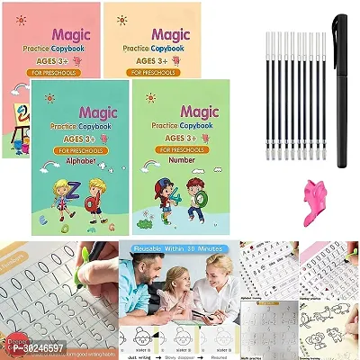 Reusable Handwriting Practice Magic Writing Book For Kids-thumb0