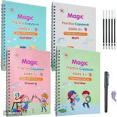 Large Size Magic Practice Copybook Pen Control Training Book For Kids-thumb0