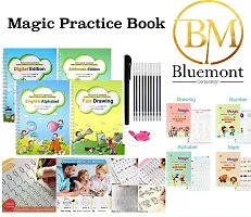 Reusable Book Sets Kids Children Print Hand Writing Books Calligraphy Tracing Magic Practice Copybooks Set With Pen-thumb1