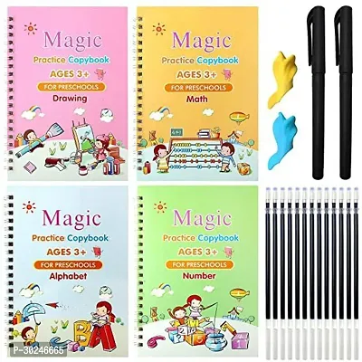 Large Size Kids Handwriting English Magic Practice Copybook Reusable Calligraphy Practice Book For Preschool Kids-thumb0