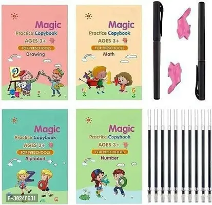 Large Size Kids Handwriting English Magic Practice Copybook Reusable Calligraphy Practice Book For Preschool Kids