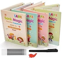 4Pcs/Set Magic Practice Copybook With English Language Printing Calligraphy Word Book Best Gift For Child-thumb1