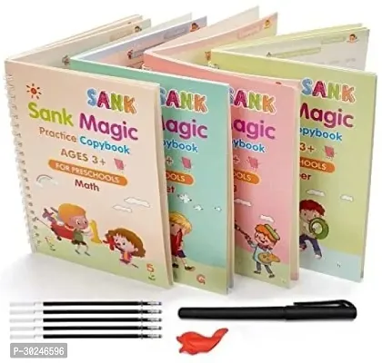 4Pcs/Set Magic Practice Copybook With English Language Printing Calligraphy Word Book Best Gift For Child-thumb2