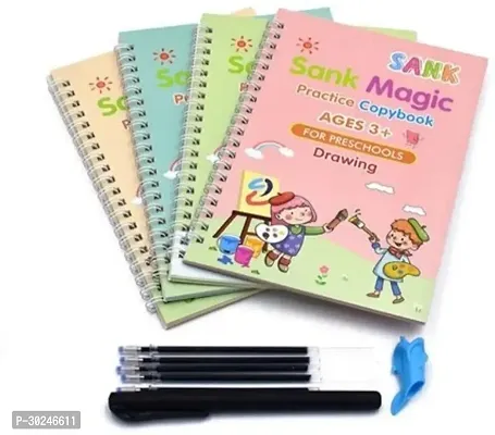 Reusable Book Sets Magic Writing Copybook Spiral Binding Custom Calligraphy Practice Book