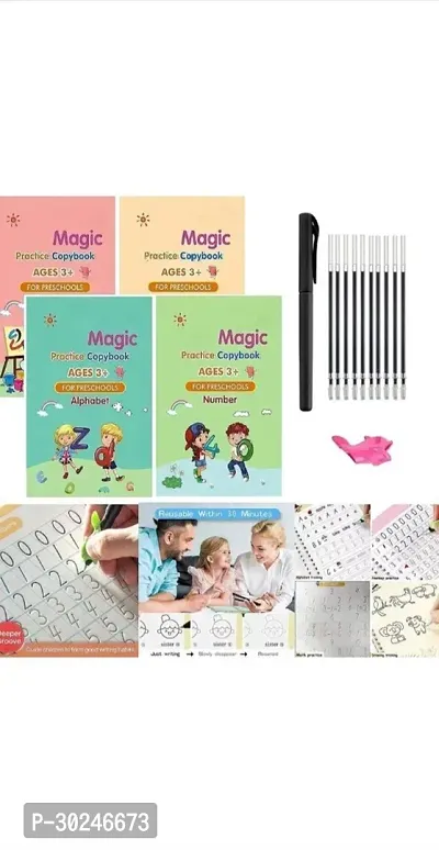 Reusable Practice Copybook Magic Handwriting Calligraphy Book For Kids Child Book Printing-thumb0