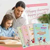 4 Pcs Set Reusable Handwriting Practice Magic Writing Book For Kids-thumb1