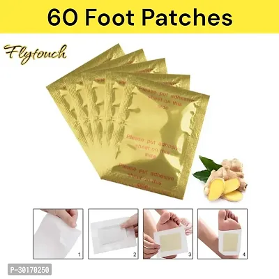 60 - Impurity Removal Feet Body Care Cleansing Adhesive Bamboo Detox Foot Patch