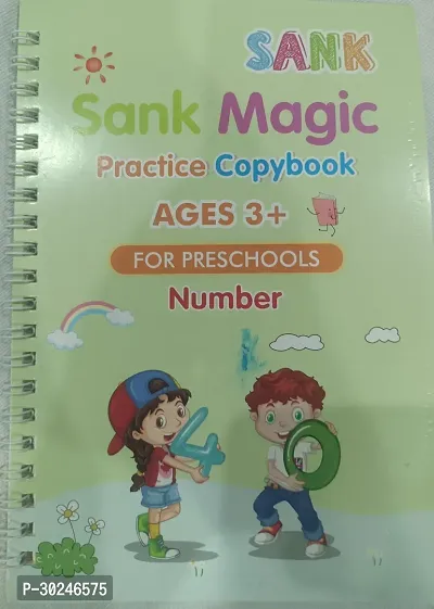 Reusable Book Sets Kids Children Print Hand Writing Books Calligraphy Tracing Magic Practice Copybooks Set With Pen