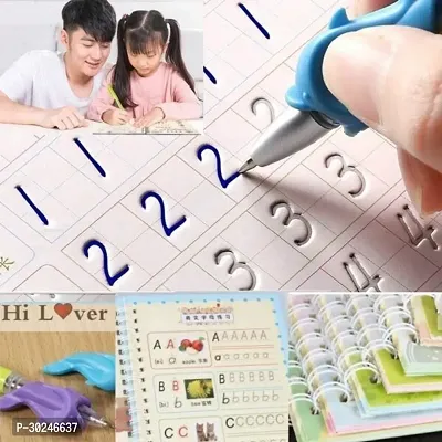 Large Size Magic Practice Copybook Pen Control Training Book For Kids-thumb0