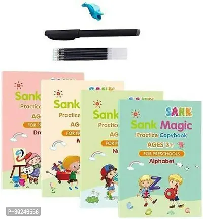 Large Size Magic Practice Copybook Pen Control Training Book For Kids-thumb0