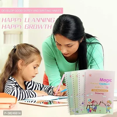 Reusable Handwriting Practice Magic Writing Book For Kids-thumb2