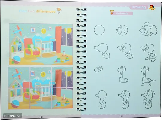 Spiral Binding Magic Writing Book Children Magic Book With Pen-thumb2