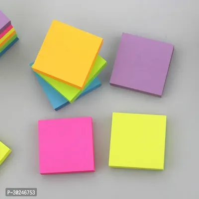 Sticky Notes Self-Sticky Notes Pad Post At Office,400Sheets 3X3Neon (80 x 5) 5Colors-thumb3