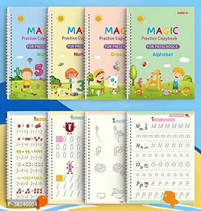 Reusable Handwriting Practice Magic Writing Book For Kids-thumb0