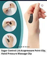 Headache Relief Device Blood Sugar Hand Pressure Point Massage Clip-thumb1