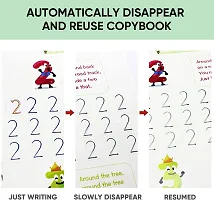 4Pcs/Set Reusable Handwriting Calligraphy Book Magic Practice Copybook For Kids Child Book Printing-thumb2