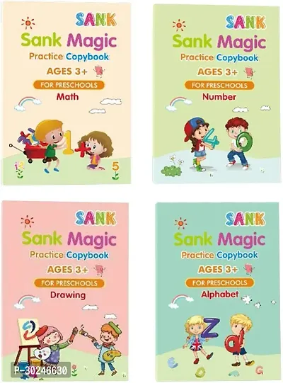 Reusable Handwriting Practice Magic Writing Book For Kids