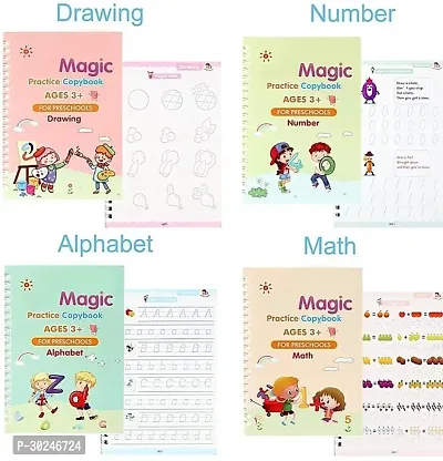 Magic Practice Copybook Pen Control Training Book For Kids-thumb0