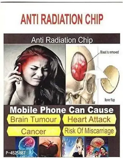 Anti Radiation Gold Sticker for Laptop, Phone, Tablet, Television, Mobile, PC, Generic (Pack of 4)-thumb2