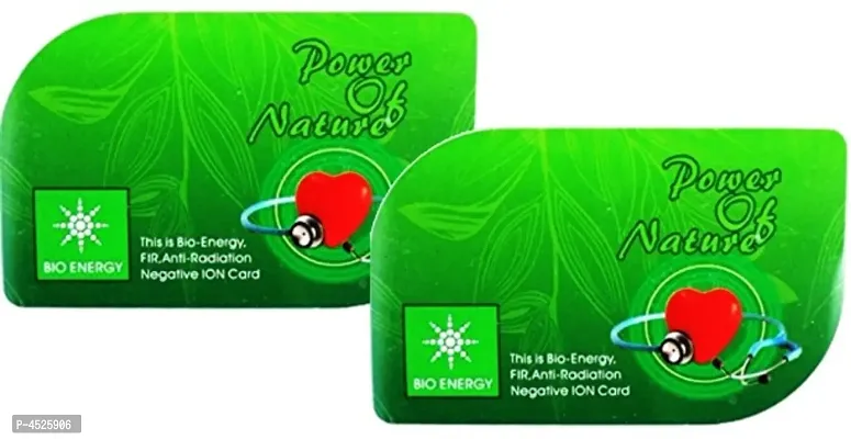 Bio Energy Card Nano Health Card Pad Magnetic Therapy (Pack of 2)-thumb0