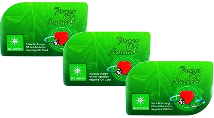 Bio Energy Card Nano Health Card Pad Magnetic Therapy (Pack of 3)