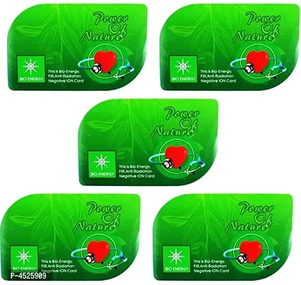 Bio Energy Card Nano Health Card Pad Magnetic Therapy (Pack of 5)-thumb0
