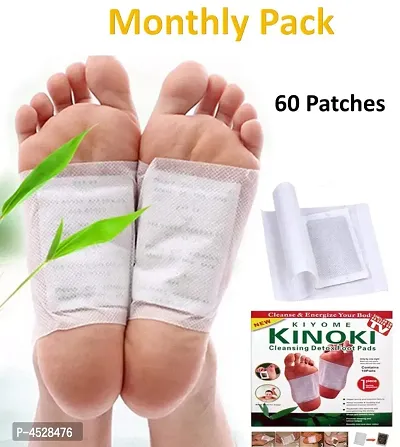 Women  Men Kinoki Cleansing Detox Foot Patches - (Six Pack Contains 60 Foot Patches)