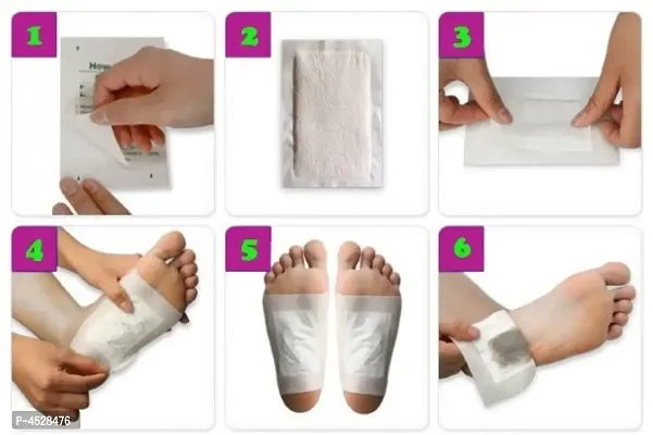 Women  Men Kinoki Cleansing Detox Foot Patches - (Six Pack Contains 60 Foot Patches)-thumb2