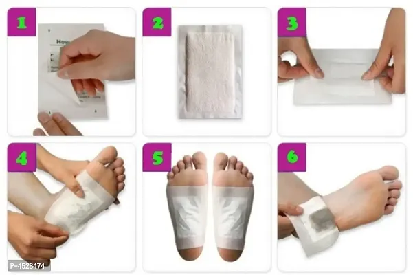 Women  Men Kinoki Cleansing Detox Foot Patches - (Four Pack Contains 40 Foot Patches)-thumb2