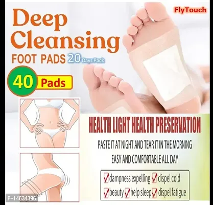 40 Detox Foot Pads Ginger Salt Foot Patch Cleansing Feet Foot Pads Ginger Salt Foot Patch Kinoki