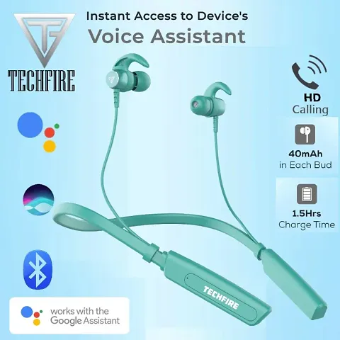 Buy Techfire Fire 500 Pro 40 Hours Playtime Bluetooth Neckband